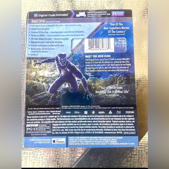 Black Panther Multi-Screen Edition Blu-ray New Sealed - Picture 3 of 4